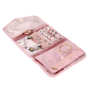 Portable <b>Jewelry</b> <b>Storage</b> Pouch Velvet Folding <b>Jewelry</b> <b>Storage</b> Pouch Customized Pouch Wholesale - Product Image 1