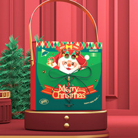 Nouvelle Boîte Cadeau de Noël Créative 2026 – Boîte en Papier Vide Portable avec Cordon Original pour Emballage de Bonbons et Snacks
