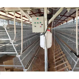 Poultry Equipment Automation Chicken Farming 4 Tier Chicken Layer Egg Laying Hen Cages for Chicken Farm 10000 Birds