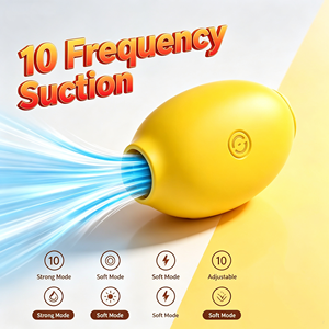 Vibrateur en forme de citron pour <span class=keywords><strong>femmes</strong></span>, stimulateur clitoridien et des mamelons, jouet sexuel pour adultes, personnalisation du logo gratuite - Product Image 1