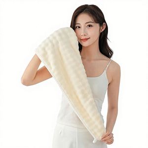 Serviettes de bain en microfibre corail ultra douces, à séchage rapide, surdimensionnées, en polyester, couleur unie, vente en gros - Product Image 2