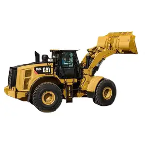Heavy second hand caterpillar loaders machinery earth moving used cat 966L cat wheel loader for sale