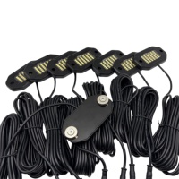 Nouveau kit de 12 éclairages LED 1000LM pour passages de roues, blanc pur, pour véhicules tout-terrain, camping-cars, pick-up, IP68WP