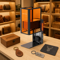Graveur laser double portable de bureau pour métal, bois, acrylique et de nombreux autres matériaux