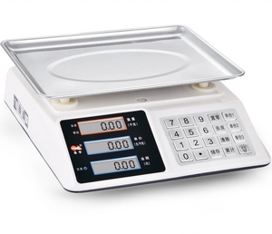 वाणिज्यिक 15 किलोग्राम छोटे सुपरमार्केट फलों का वजन मूल्य कंप्यूटिंग पैमाने 30 किलोग्राम पोर्टेबल गेज - Product Image 1