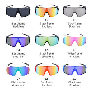 Prix <span class=keywords><strong>d</strong></span>'usine Vente Lunettes de soleil de sport Lentille PC Lunettes de soleil de cyclisme Femmes Hommes Lunettes <span class=keywords><strong>d</strong></span>'extérieur Prix bon marché en vente - Product Image 2