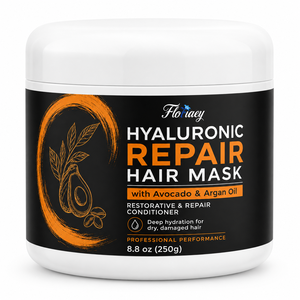 Masque capillaire hydratant au collagène et à l'huile d'argan naturelle, soin revitalisant en profondeur pour cheveux bouclés, secs et ternes, vente en gros - Product Image 1