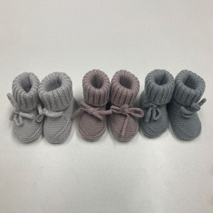 Offre Spéciale bébé <span class=keywords><strong>chaussettes</strong></span> nouveau-né cadeau tricoté bébé chaussette chaussures 100 <span class=keywords><strong>laine</strong></span> mérinos pour nouveau-né 3 à 9 mois - Product Image 2