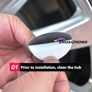 สติกเกอร์ฝาครอบดุมล้อรถยนต์ขนาด60มม. 65มม. สำหรับ Volkswagen BMW Audi Mercedes Benz Kia Toyota Ford <span class=keywords><strong>Honda</strong></span> Renault Opel MAZDA Lexus JEEP - Product Image 5