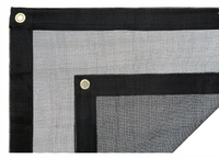 Filet de sécurité enduit imperméable et antistatique de feuille de tissu de maille de PVC pour la construction et l'usage de tente