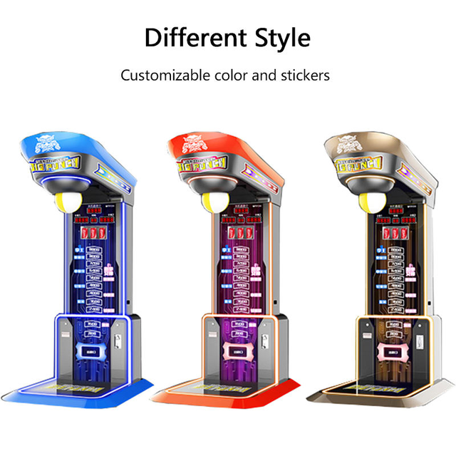 Factory Direct Boxing Machine Coin Operated Arcade Games Machine Adults Crazy Boxing Big Punch Machine for Amusement Park