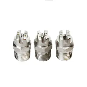 1/8 "1/4" NPT 또는 BSPT 스테인레스 스틸 평면 팬 노즐