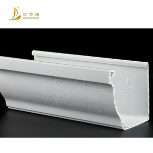 Système de drainage de toiture africain moderne Sangobuild, léger, durable, résistant à la corrosion, écologique, gouttières et tuyaux en <span class=keywords><strong>PVC</strong></span> - Product Image 1
