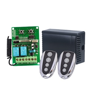 DC 12V 2CH Kênh Không Dây <span class=keywords><strong>RF</strong></span> Điều Khiển Từ Xa Chuyển <span class=keywords><strong>Transmitter</strong></span> Nhận Được - Product Image 2