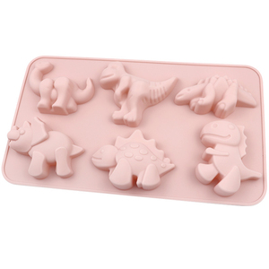 Early Riser 3D Dinosaur Themed Silicone Molds DIY Baking Tool <strong>Tray</strong> for Chocolate <strong>Dessert</strong> Cupcake Topper-Cake Tools - Product Image 5