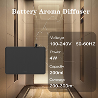 Diffuseur d'arômes mural en gros avec système de diffusion par batterie, machine à parfum avec bouteille en plastique, mini diffuseur d'huiles essentielles