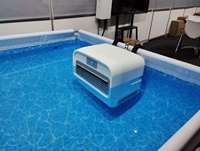 2KW Einstellbare Edelstahl-Schwimmmaschine für Einbau-Schwimmbecken Endlos-Schwimmbecken-Schwimmstrahl für Training
