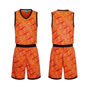 Impresión de logotipo personalizado de alta calidad adultos cómodos deportes baloncesto desgaste mejor patrón y diseño uniforme conjunto - Product Image 1