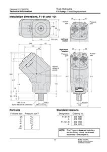 Motor Hidráulico de Pistones Axiales <span class=keywords><strong>Parker</strong></span> de Alta Calidad F1-041-R-000, Bomba F1041R 000 con Garantía Comercial - Product Image 4