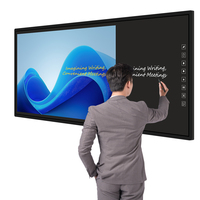 Pizarra Interactiva Inteligente Todo en Uno EIBOARD OEM ODM de 77 y 94 Pulgadas, 4K LCD, Equipo Educativo Digital