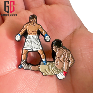 Pin de Esmalte de Metal Personalizado de Fábrica con 12 Años de Experiencia, Insignias de Aleación de Zinc Esmaltadas para Promociones de Marketing, Regalos Deportivos - Product Image 3