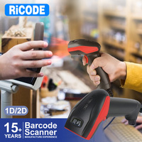 Escáneres de códigos de barras de mano 2D de buena calidad, escáner industrial 2d fijo, escáner de código de barras Android para Shopify