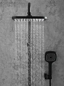 Ensemble de douche de salle de bain à trois fonctions de style jeunesse de luxe HY Light