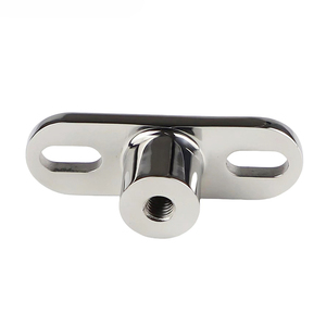 Base de support <span class=keywords><strong>fixe</strong></span> à ressort à gaz en acier inoxydable 304, finition miroir haute brillance, avec support de montant M10 et coussin de pression hydraulique pour camping-car et <span class=keywords><strong>bateau</strong></span> - Product Image 2
