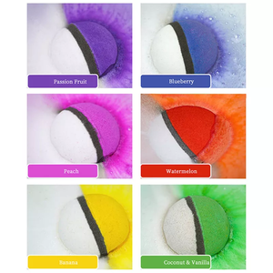 100% 천연 Ingredien 개인 라벨 맞춤형 다채로운 목욕 Fizzer 로고 목욕 폭탄 포장 상자 6 포켓몬 - Product Image 4