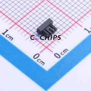 DF52-3P-0.8C Housing (Wire-to-Board / Wire-to-Wire) P=0.8mm Connector 1x3P 0.8mm 1 3 - Product Image 2