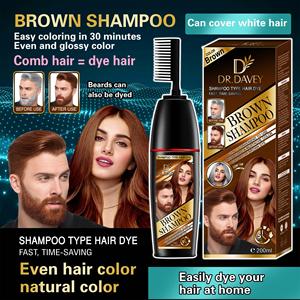 Prodotti per la colorazione dei capelli DR.DAVEY in offerta speciale, tintura per capelli BEAVER OEM, tipo originale in crema, <span class=keywords><strong>shampoo</strong></span> nero per capelli - Product Image 4