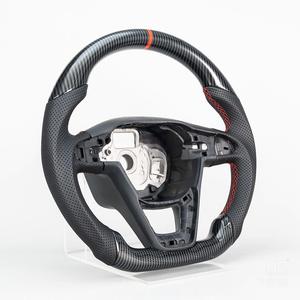 Volante Deportivo de Fibra de Carbono para <span class=keywords><strong>Seat</strong></span> <span class=keywords><strong>Cupra</strong></span> 2013-2019, <span class=keywords><strong>Venta</strong></span> Directa de Fábrica, Descuento <span class=keywords><strong>en</strong></span> Stock - Product Image 3
