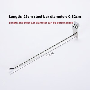 Low Price Hot Sale Free Samples Supermarket Metal Pegboard <b>Display</b> Rack <b>Hooks</b> for Hanging - Product Image 6