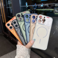 Funda de Teléfono de TPU y PC de Doble Color con 6 Colores para iPhone 17 Pro Max 16 15 14, Diseño de Anillo Pintado con Tornillo, Antigolpes, Suave y Delgada
