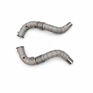 Pour BMW F10 550i F06 650i F01 F02 750i N63 4.4L V8 Twin Turbo Downpipe en acier inoxydable - Product Image 1