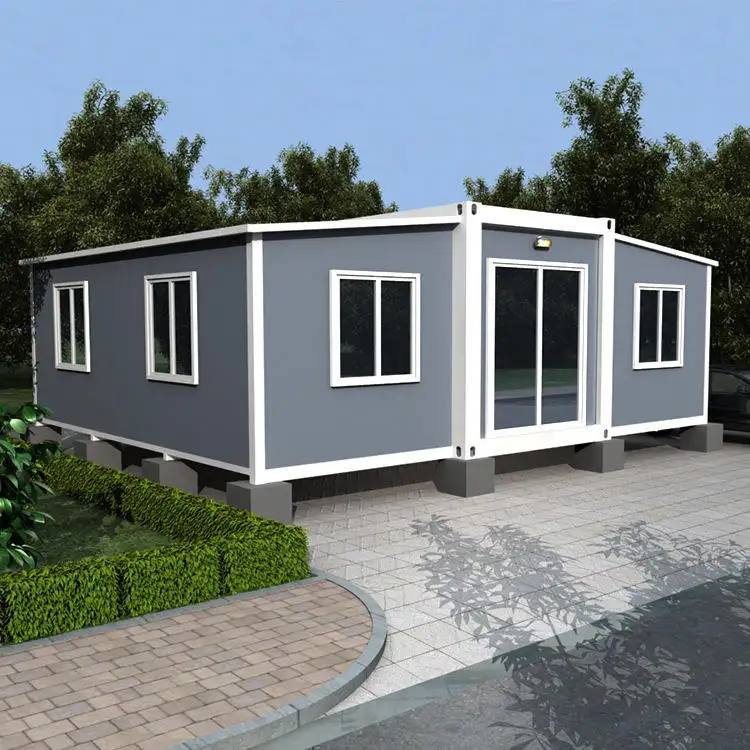 2 bedrooms prefab homes easy installation extendable container house for sale folding container home family living