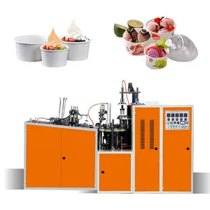 ZW-D Dakiou Full Automatic Disposable Paper Soup Bowl Ice Cream Instant Noodle Bowl Printing Making Machine Price