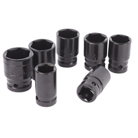 Soket Hex baja vanadium krom hitam 1/2 inci kualitas tinggi dengan harga murah