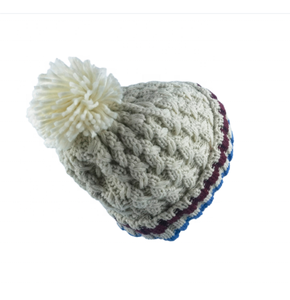 Bonnet <span class=keywords><strong>en</strong></span> tricot chaud pour adultes - Broderie 3D motif personnage - Voyage d'affaires, mode plage, fil d'<span class=keywords><strong>Islande</strong></span>, hiver, pompon personnalisé - Product Image 6