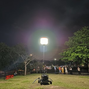 ไฟบอลลูน LED แบบพองลม 500W พร้อมเครื่องกำเนิดแสงแบบกระจายทุกทิศทาง สำหรับงานก่อสร้างชั่วคราวกลางแจ้ง - Product Image 5