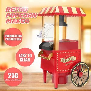 Máquina de Palomitas de Maíz Eléctrica Mini de 1200W 220V, Estilo Vintage, para Hacer Palomitas en Casa, Regalo Navideño, Juguete para Fiestas, Máquina de Palomitas para Niños - Product Image 3