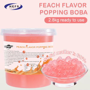 Trà sữa trân châu nổ vị trái cây đa dạng 2025 OEM: đào, anh đào, không đường, viên nước ép trái cây nhỏ, trân châu popping - Product Image 2