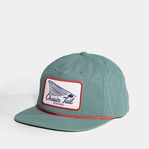 Gorras Personalizadas con Parche Tejido Sin Estructura, 5 Paneles, Algodón Ripstop, Cierre a Presión - Product Image 2