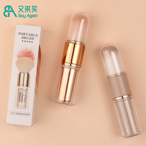 pinceaux de maquillage en bois, 40 pièces, brosses écologiques vegan, manche en bois, en bambou, accessoire de maquillage - Product Image 6