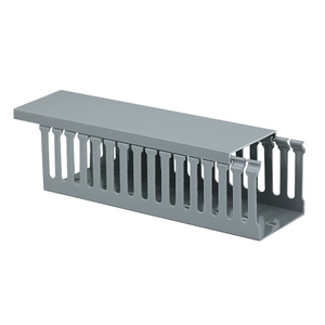 Fournisseur chinois de gaines de câblage en PVC gris WBO ignifuges, résistantes à la chaleur, avec fentes, certifiées CE ROHS - Product Image 6