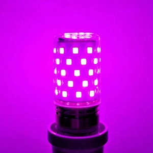 12W 16W AC Aluminium <span class=keywords><strong>LED</strong></span> Maiskolben-Glühbirne E14/E27 220V Rot Blau Grün Rosa Lila Gelb Heimdekoration Innenbeleuchtung - Product Image 4