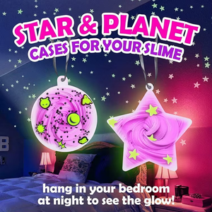 Trẻ Em Tự Làm Galaxy Slime Với Sáng Đất Sét Pha Lê Bùn Tự Chế Slime Đồ Chơi - Product Image 4