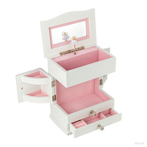 Caja Musical con Bailarina en Caja <span class=keywords><strong>de</strong></span> Cristal, Caja Musical para Joyas con <span class=keywords><strong>Música</strong></span> Integrada - Product Image 1