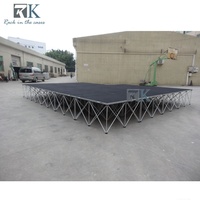 Scène de concert à installation rapide, scène pliante, plateforme modulaire