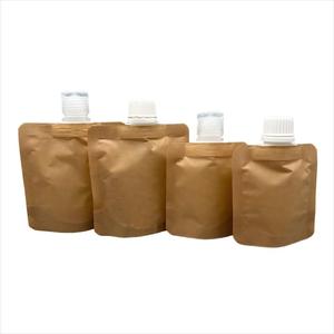 Envase Personalizado con Boquilla para Líquidos, Crema, Loción, Botella Portátil de Papel Kraft y Plástico para Viajes, Recargable - Product Image 6